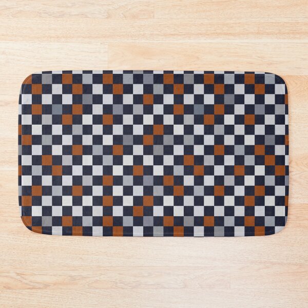 Artikelvorschau, Navy Grey Rust Checks entworfen und verkauft von BlertaDK.