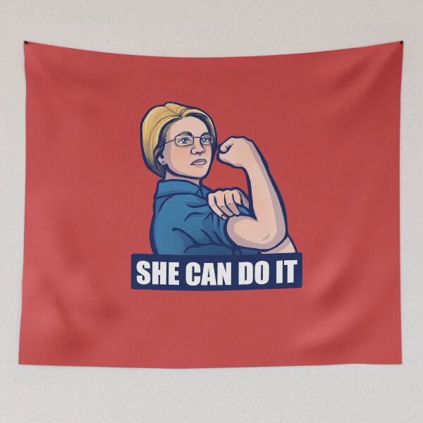 Item preview, Elizabeth Warren 2020 she can do it designed and sold by FrictionMaxxing.