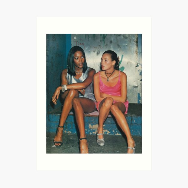 Naomi and Kate II Art Print