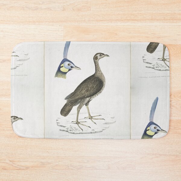 Item preview, Peahen - Peacock illustration designed and sold by Vintage Designs +.
