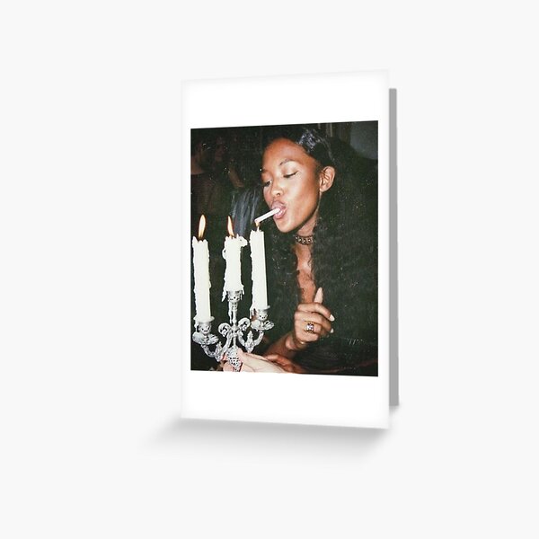 Naomi Campbell : Light Greeting Card