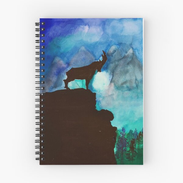 Item preview, Watercolor mystic ibex designed and sold by neigeternelle.