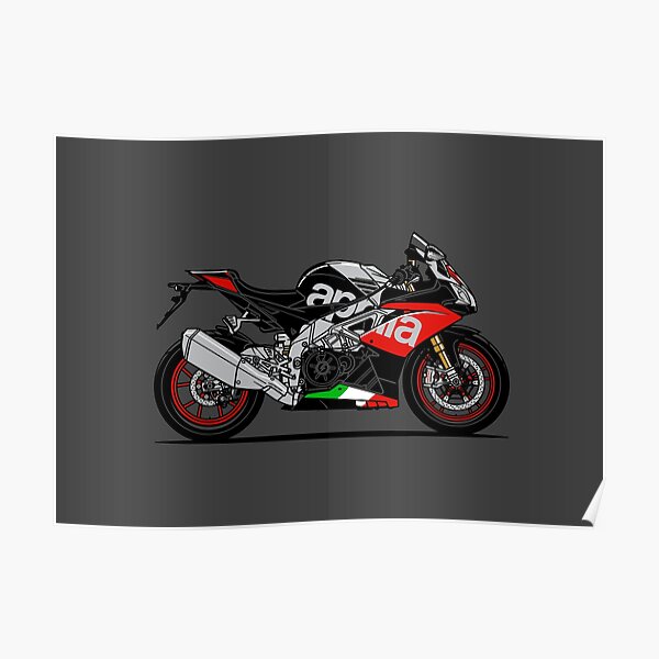 RSV4 RF Supersportmotorrad Poster