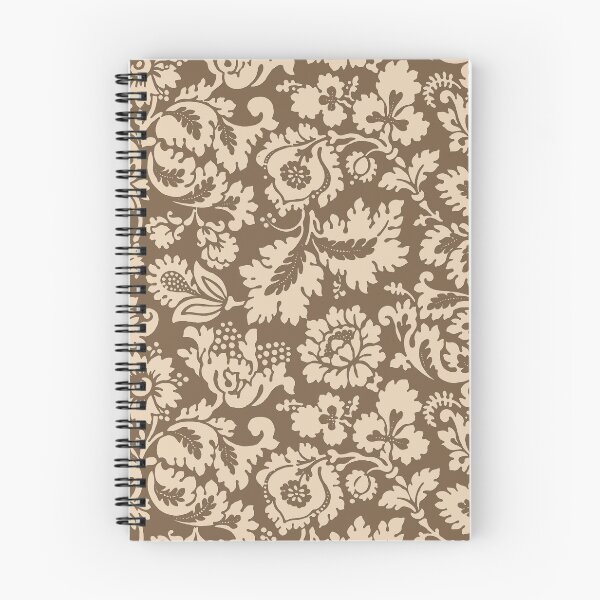 Item preview, William Morris Floral Damask, Taupe Tan and Beige  designed and sold by Marymarice.