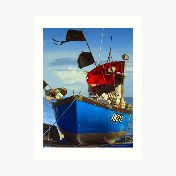 Aldeburgh fishing fleet return Art Print