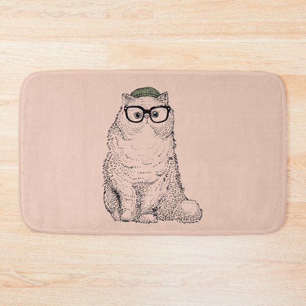 Item preview, Hipster Persian Cat designed and sold by Huebucket.