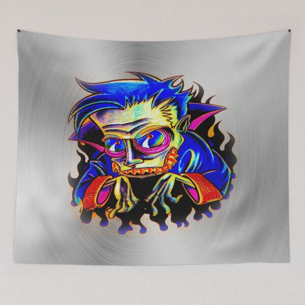 Item preview, fwc 0107 tatoo jesus lucifer devil earth christ  designed and sold by fred chiea.