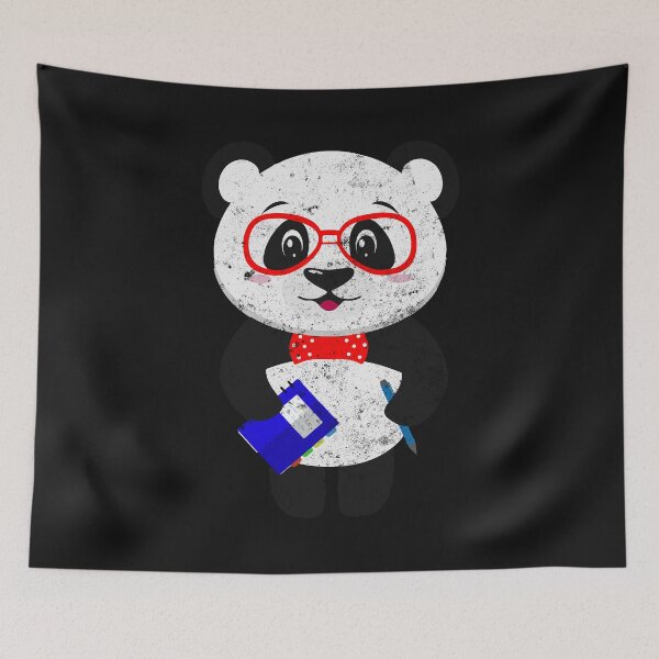 Item preview, Cool Gift Cute Little Bear Panda Nerd With Glasses T-Shirt designed and sold by findgreatshirts.