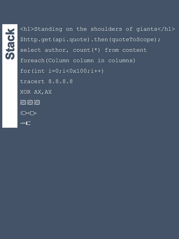 Thumbnail 7 of 7, Oversized T-Shirt, Software Stack designed and sold by fullstack.
