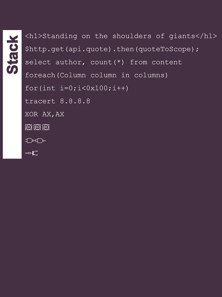 Thumbnail 4 of 4, Relaxed T-Shirt, Software Stack designed and sold by fullstack.