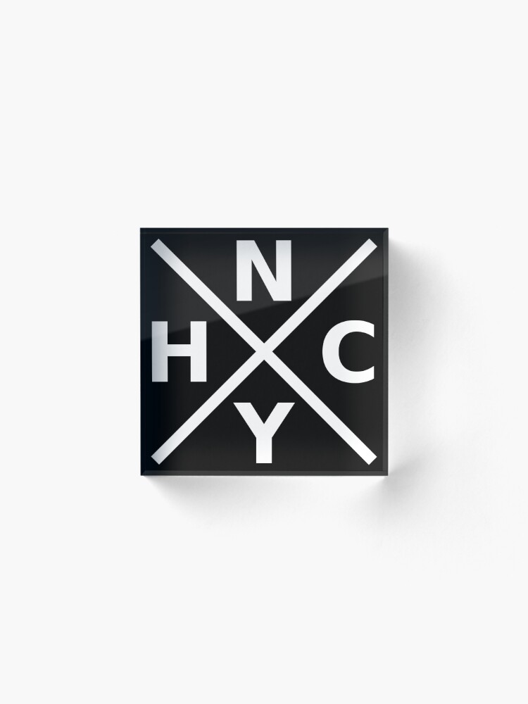 Alternate view of NYHC - New York Hardcore Logo White Font Acrylic Block