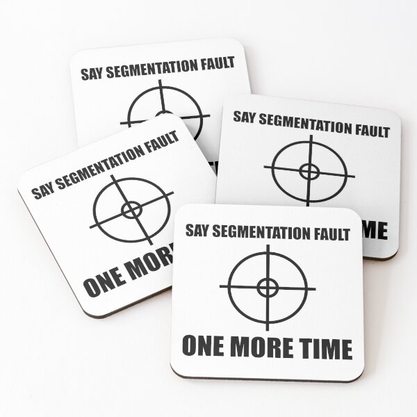 Item preview, Say Segmentation Fault One More Time - Programador Humor Black Fuente designed and sold by ramiro.