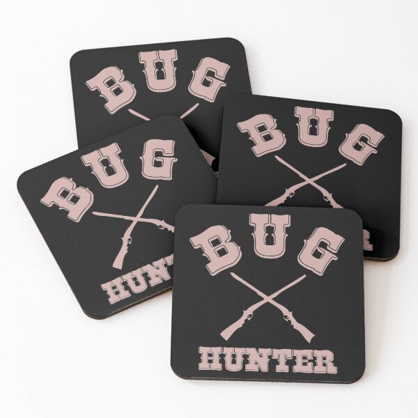Item preview, BUG HUNTER - Western Style Design for Test Engineers Skin Font on Brown designed and sold by ramiro.
