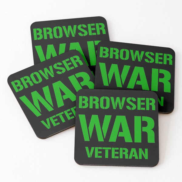 Item preview, BROWSER WAR VETERAN - Green on Army Design for Web Developers designed and sold by ramiro.
