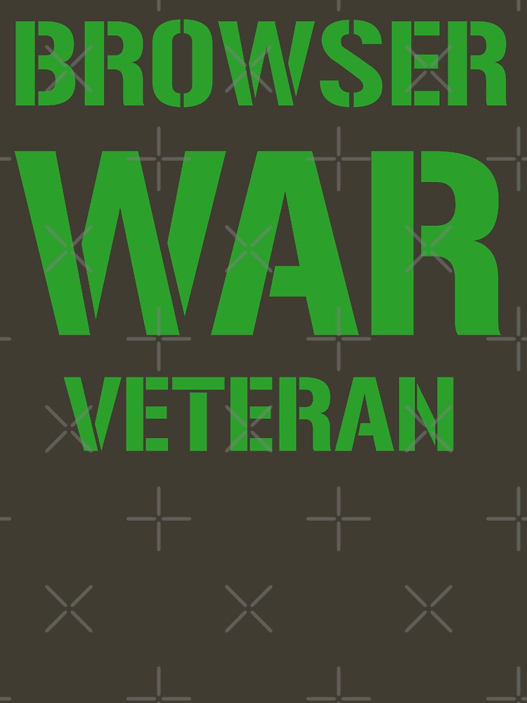 BROWSER WAR VETERAN - Green on Army Design for Web Developers by ramiro