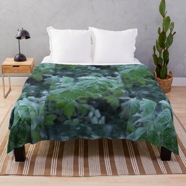 Item preview, Nature, leaves, frost, green, photography, BebiCervin designed and sold by BebiCervin.