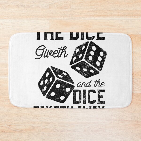 Item preview, The Dice Giveth and The Dice Taketh Away Gaming Nerd T-Shirt designed and sold by findgreatshirts.