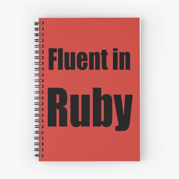 Item preview, Fluent in Ruby - Black on Red for Ruby Programmers designed and sold by ramiro.