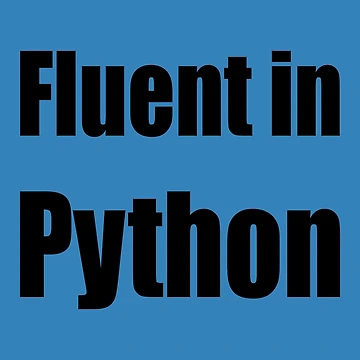 Artwork thumbnail, Fluent in Python - Black on Blue for Python Programmers by ramiro