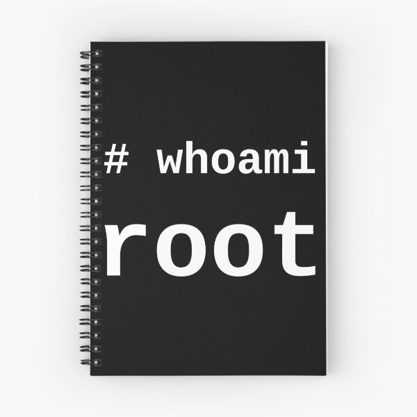Item preview, whoami root - White on Black for System Administrators designed and sold by ramiro.