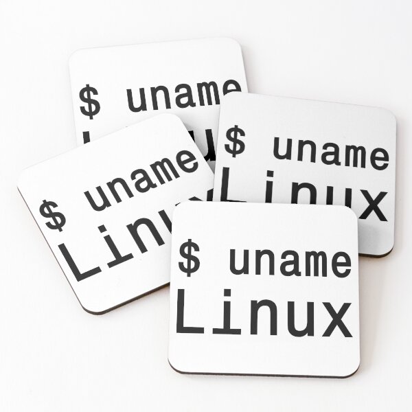 Item preview, uname Linux - The only true answer - Cool Black Text Design designed and sold by ramiro.