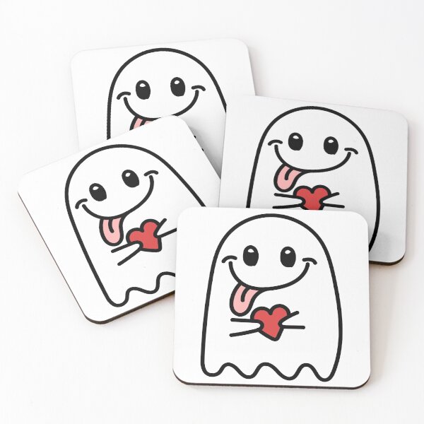 Item preview, Cute Ghost Doodle Holding a Heart designed and sold by trajeado14.