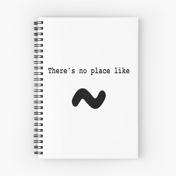 Item preview, There's no place like ~ for Computer Geeks - Black on White designed and sold by ramiro.