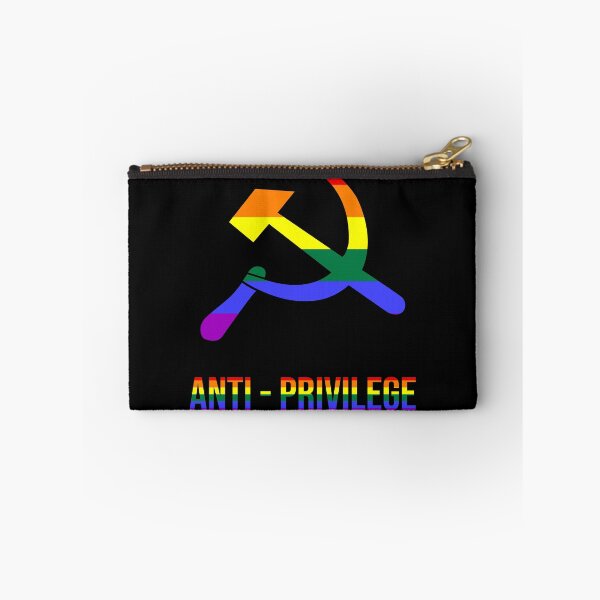 Item preview, Anti-Privilege Communism LGBT Rainbow Flag designed and sold by kailukask.