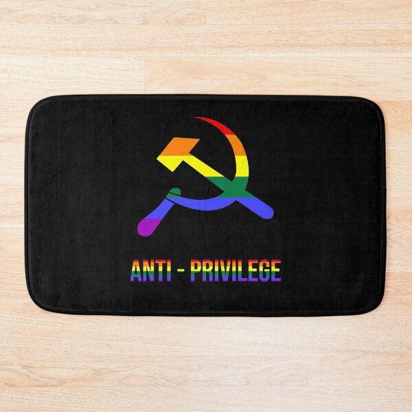Item preview, Anti-Privilege Communism LGBT Rainbow Flag designed and sold by kailukask.