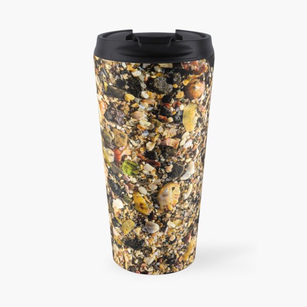 Green Sea Glass Northumberland Beach Sand Travel Mug