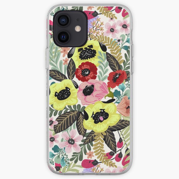 Flower Pugs iPhone Soft Case