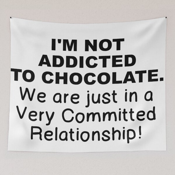 Item preview, NOT ADDICTED TO CHOCOLATE  designed and sold by CalliopeSt.