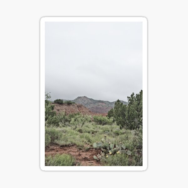 Palo Duro State Park Texas Decal Sticker - Miniature Grand Canyon Vintage Design