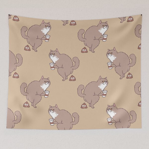 Item preview,  Coffee Makes Cat Poop designed and sold by Huebucket.
