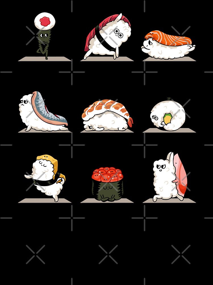 Sushi Yoga Babystrampler