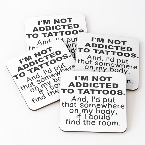 Item preview, NOT ADDICTED TO TATTOOS designed and sold by CalliopeSt.