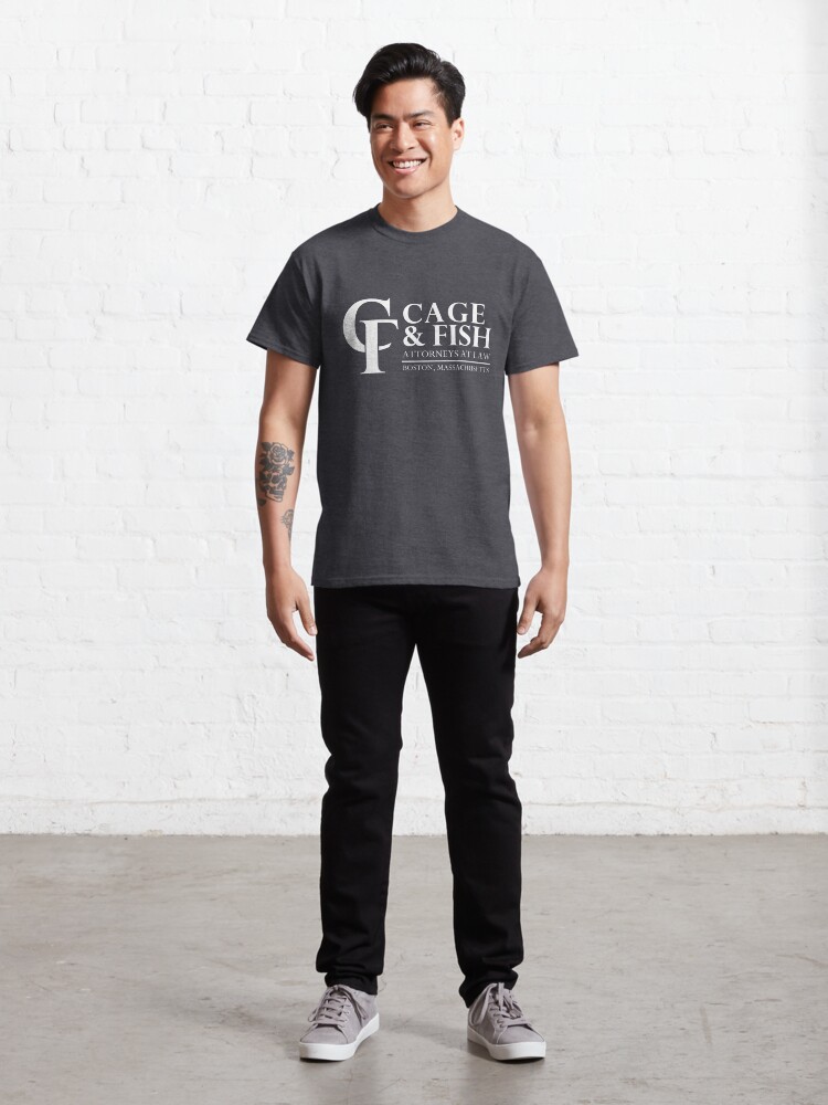 Alternate view of Cage and Fish Attorneys at Law inspired by Ally McBeal Classic T-Shirt