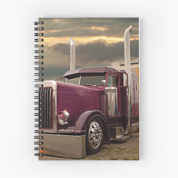 Item preview, Purple Peterbilt Livestock hauler designed and sold by rharrisphotos.