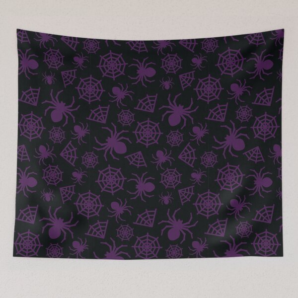 Item preview, Halloween Spider and Spider Web Pattern designed and sold by randrgiftshop.