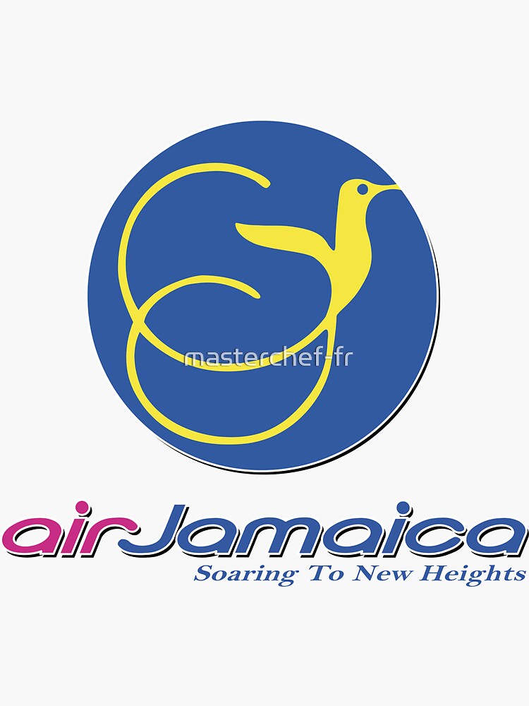 "Air Jamaica" Sticker for Sale by mastercheffr Redbubble