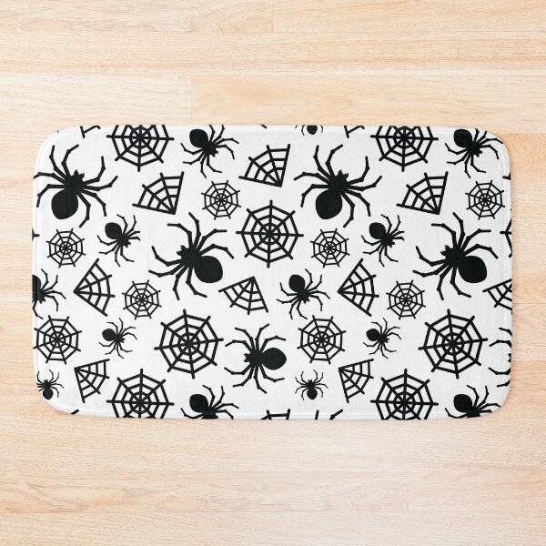 Item preview, Halloween Spider and Spider Web Pattern (Black and White) designed and sold by randrgiftshop.