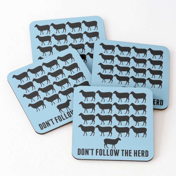 Item preview, Don't Follow the Herd of Sheep designed and sold by Epic Love Designs.