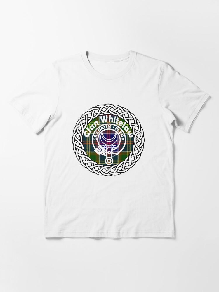 "Clan Whitelaw surname last name tartan crest badge" Essential TShirt