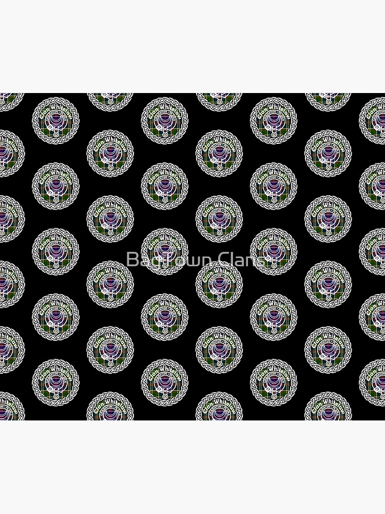 "Clan Whitelaw surname last name tartan crest badge" Throw Blanket by