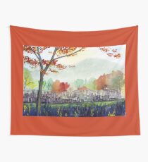 Japanese Cemetery in the Autumn Tapestry