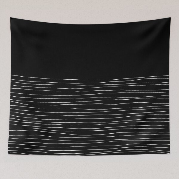 Item preview, Hand Striped black and white designed and sold by Miss Striped.