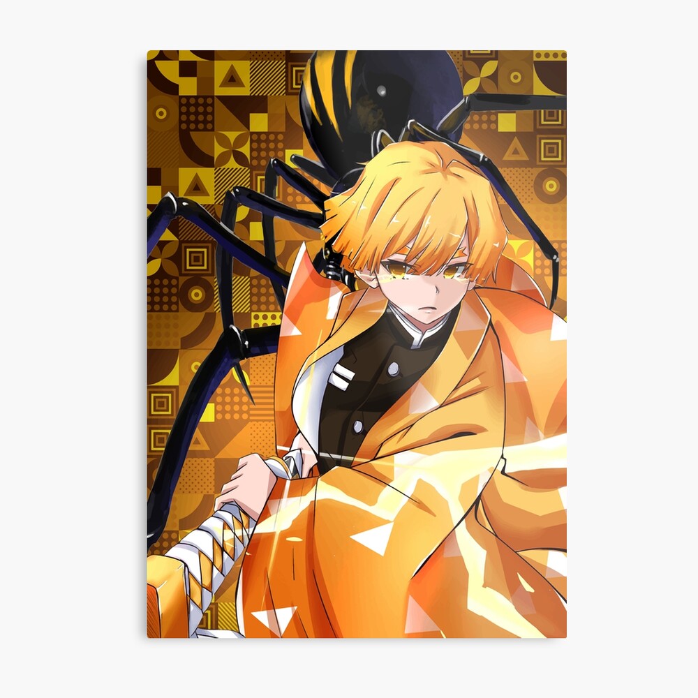 Demon Slayer Zenitsu Agatsuma Canvas Print By Syanart Redbubble