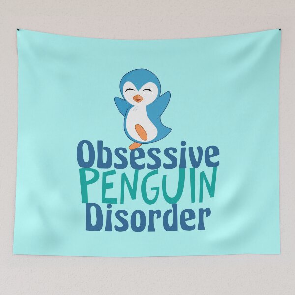 Item preview, Cute Obsessive Penguin Disorder designed and sold by Epic Love Designs.