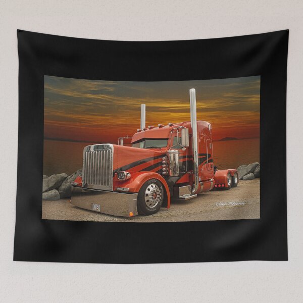 Item preview, Orange and Black Peterbilt designed and sold by rharrisphotos.