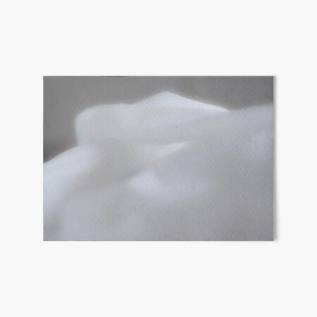 Fluffy White Galeriedruck